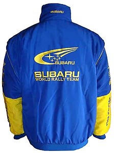 Subaru Racing Jacket Blue & Yellow