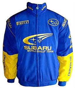 Subaru Racing Jacket Blue & Yellow