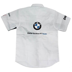 BMW Petronas Crew Shirt White