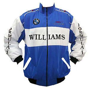 BMW Williams Team F1 Racing Jacket Blue and White