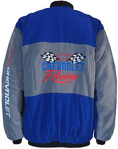Chevrolet Racing Jacket Blue & Grey
