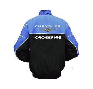 Chrysler Crossfire Racing Jacket Black and Royal Blue