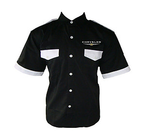 Chrysler Crew Shirt Black and White