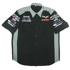 Race Car Jackets. Corvette Polo & Pit Crew Shirts