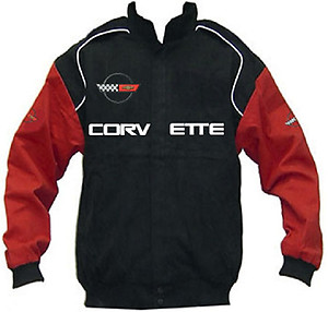 Corvette C4 Racing Jacket Black and Red