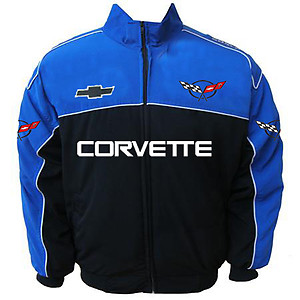 Corvette C5 Racing Jacket Royal Blue and Black