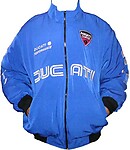 Ducati Corse Motor Cycle Jacket Royal Blue