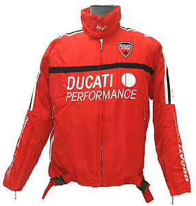 Ducati Corse Performance Jacket Red with Black Trim