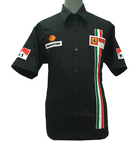 Ferrari F1 Racing Shirt Black