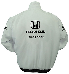 Honda Civic Racing Jacket White