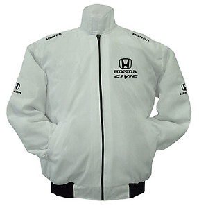 Honda Civic Racing Jacket White