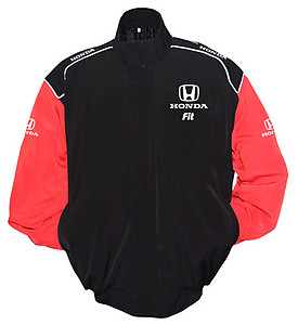 Honda Fit Racing Jacket Black and Red