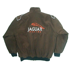 Jaguar Car Jacket Brown