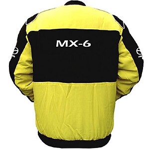 Mazda MX-6 Racing Jacket Yellow and Black