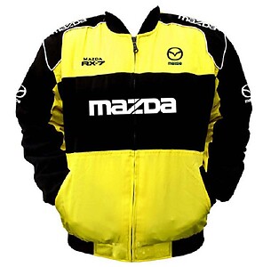 Mazda RX-7 Racing Jacket Yellow and Black
