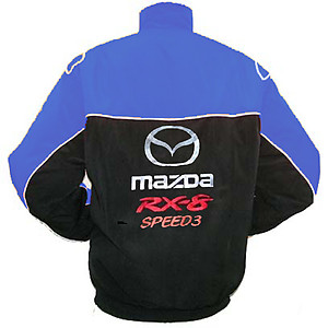 Mazda RX-8 Speed3 Racing Jacket Royal Blue and Black