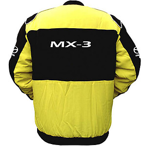 Mazda MX-3 Racing Jacket Yellow and Black