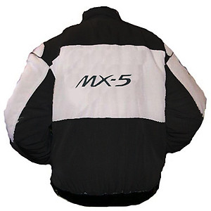 Mazda MX-5 Racing Jacket Black and White