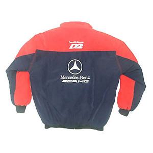 Mercedes Benz AMG Racing Jacket, Dark Blue & Red