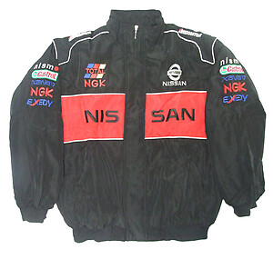 Nissan Racing Jacket Black and Red