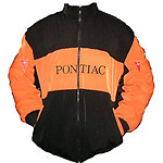 Pontiac Racing Jacket Orange and Black