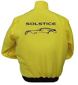 Pontiac Solstice Racing Jacket Yellow
