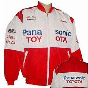 Toyota Panasonic F1 Racing Jacket White and Red