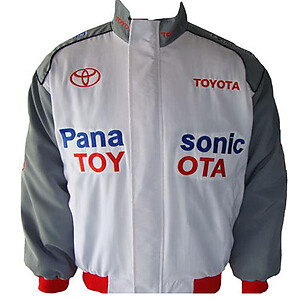 Toyota Panasonic Racing Jacket White and Gray