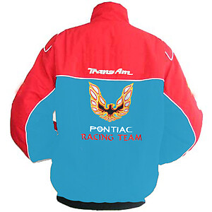 Trans Am Pontiac Racing Jacket Light Blue, Red
