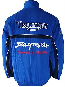 Triumph Daytona Motorcycle Jacket Blue