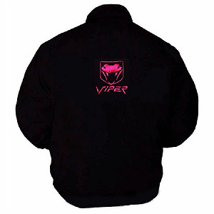 Viper Fangs Racing Jacket Black with Pink Embroidery