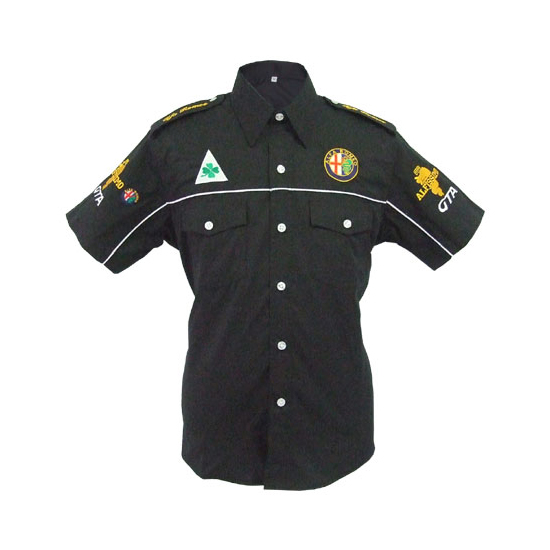 Alfa Romeo Crew Shirt Black
