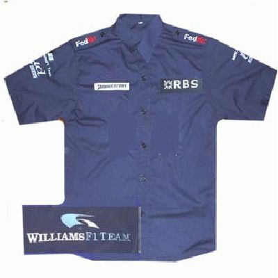 BMW RBS Williams F1 Crew Shirt Blue