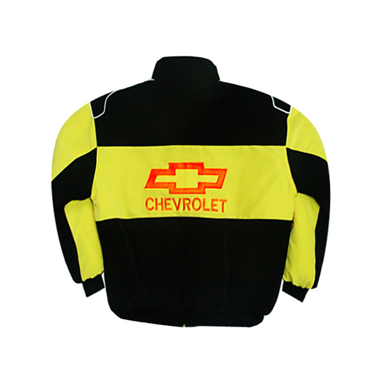 Chevy Chevrolet Jacket Black & Yellow