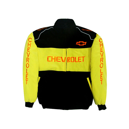 Chevy Chevrolet Jacket Black & Yellow