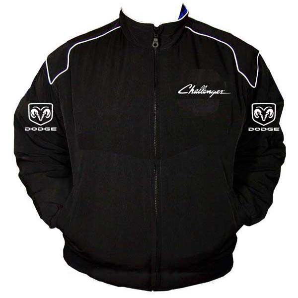Dodge Challenger Racing Jacket Black