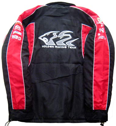 Holden WRC Jacket Black and Red Trim