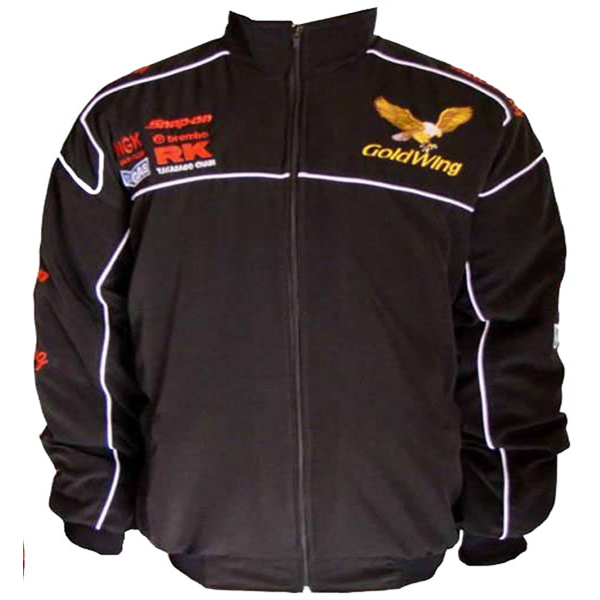 Race Car Jackets. Honda Goldwing Racing Jacket Black