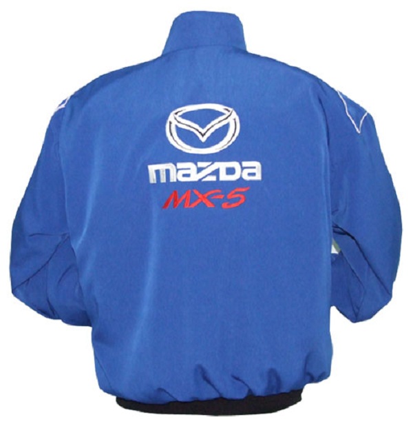 Race Car Jackets. Mazda MX-5 Racing Jacket Blue