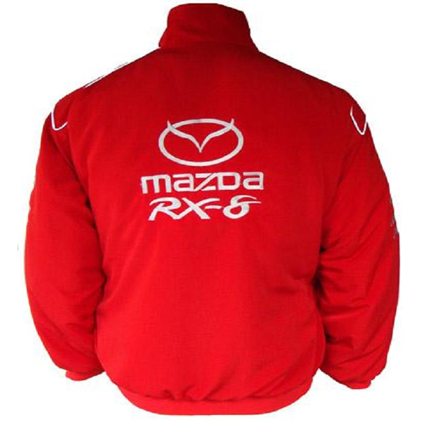 Race Car Jackets. Mazda RX-8 Racing Jacket Red