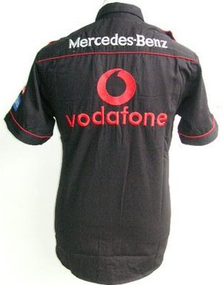 Mercedes Benz Vodafone Racing Shirt Black