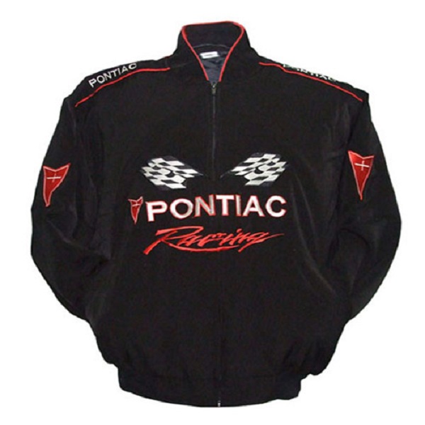 Race Car Jackets. Pontiac Racing Jacket Black