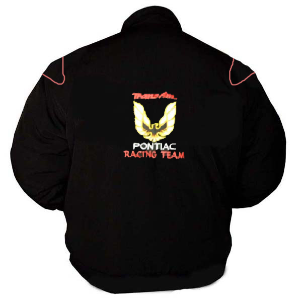 Race Car Jackets. Pontiac Trans Am Racing Jacket Black