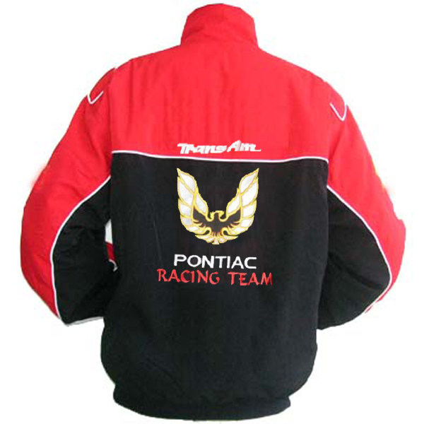 Race Car Jackets. Pontiac Trans Am Racing Jacket Red and Black