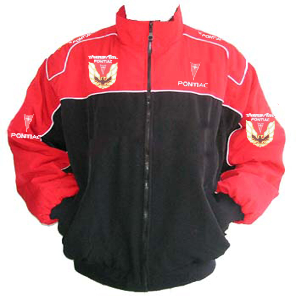 Race Car Jackets. Pontiac Trans Am Racing Jacket Red and Black