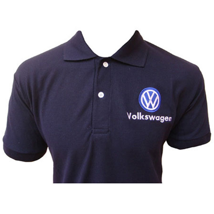 Race Car Jackets. VW Volkswagen Racing Polo Shirt Black