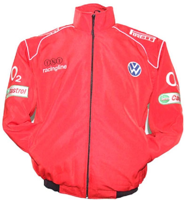 Race Car Jackets. VW Volkswagen Racing Jacket Red