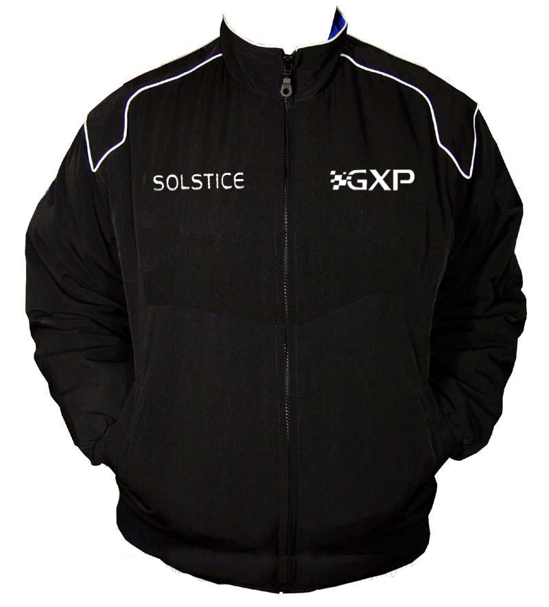 Race Car Jackets. Pontiac Solstice GXP Racing Jacket Black