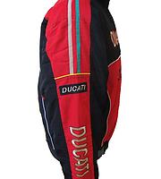 Ducati Corse Jacket Dark Blue & Red Front