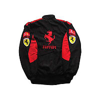 Ferrari F1 Team Jacket Black with Red Trim